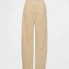 High Rise Corduroy Barrel Pants