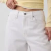 High Rise Crop Barrel Jeans