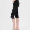 High Rise Cropped Capri Jeans