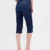 High Rise Cropped Capri Jeans