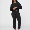 High Rise Cropped Capri Jeans