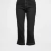 High Rise Cropped Capri Jeans