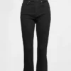 High Rise Cropped Capri Jeans