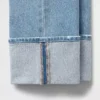 High Rise Cuffed '90S Slim Straight Jeans