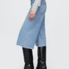 High Rise Culotte Jeans