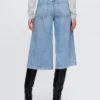 High Rise Culotte Jeans