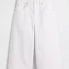 High Rise Culotte Jeans