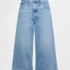 High Rise Culotte Jeans