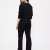 High Rise Double Knit Boot Pants