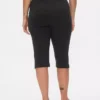 High Rise Double Knit Capris