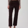 High Rise Double Knit Crop Kick Pants