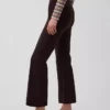High Rise Double Knit Crop Kick Pants
