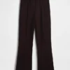 High Rise Double Knit Crop Kick Pants