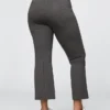High Rise Double Knit Crop Kick Pants