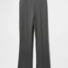 High Rise Double Knit Crop Kick Pants