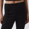 High Rise Double Knit Crop Kick Pants