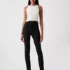 High Rise Double Knit Skinny Pants