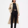 High Rise Double Knit Slim Crop Pants