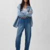 High Rise Easy Barrel Jeans