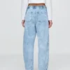 High Rise Easy Barrel Jeans