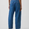 High Rise Easy Barrel Jeans