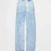 High Rise Easy Barrel Jeans
