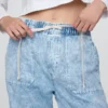 High Rise Easy Barrel Jeans