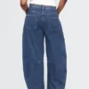 High Rise Knit Horseshoe Jeans