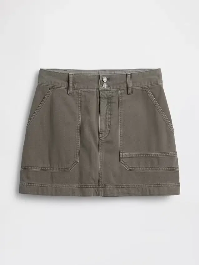 High Rise Mini Utility Skort
