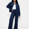 High Rise Relaxed Flare Jeans