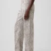 High Rise Snake Print Barrel Jeans