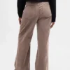 High Rise Stride Corduroy Wide-Leg Pants