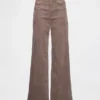 High Rise Stride Corduroy Wide-Leg Pants