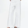 High Rise Stride Wide-Leg Ankle Jeans