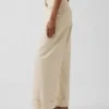 High Rise Stride Wide-Leg Ankle Jeans