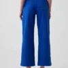 High Rise Stride Wide-Leg Ankle Jeans