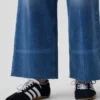 High Rise Stride Wide-Leg Ankle Jeans