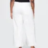 High Rise Stride Wide-Leg Ankle Jeans