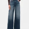 High Rise Stride Wide-Leg Jeans