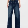 High Rise Stride Wide-Leg Jeans