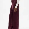 High Rise Stride Wide-Leg Jeans
