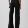 High Rise Stride Wide-Leg Jeans