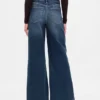 High Rise Stride Wide-Leg Jeans