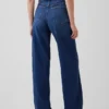 High Rise Stride Wide-Leg Jeans