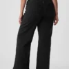 High Rise Stride Wide-Leg Jeans