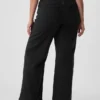 High Rise Stride Wide-Leg Jeans