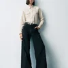 High Rise Stride Wide-Leg Jeans