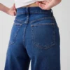 High Rise Stride Wide-Leg Jeans