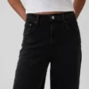 High Rise Stride Wide-Leg Jeans