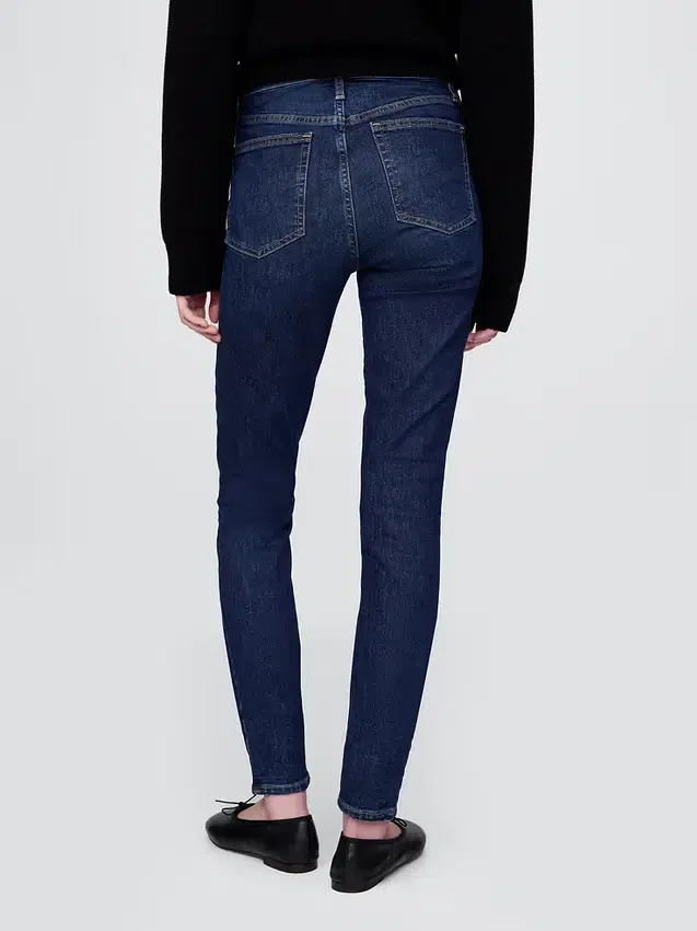 High Rise True Skinny Jeans
